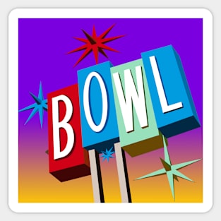 Bowl Sign, Background 2 Sticker